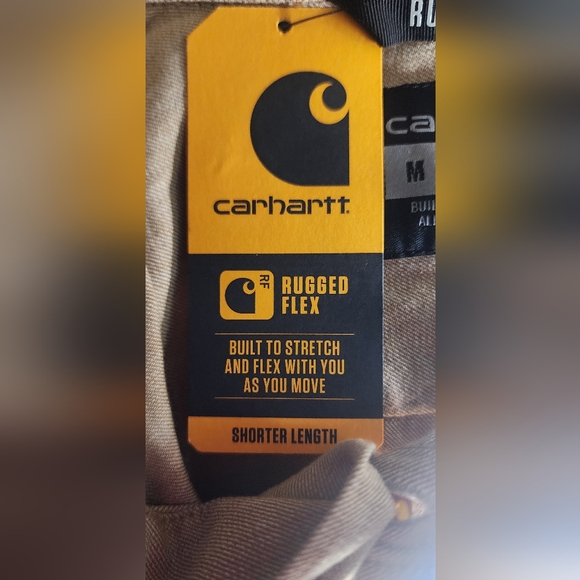 Carhartt Men's Tan Casual Button Down Shirt - Picture 4 of 5